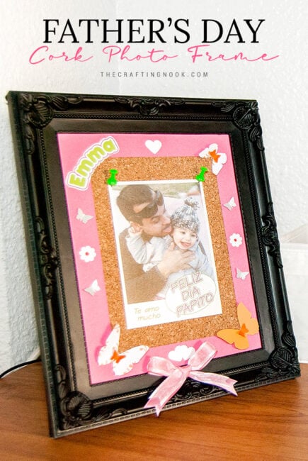 Father’s Day Cork Photo Frame