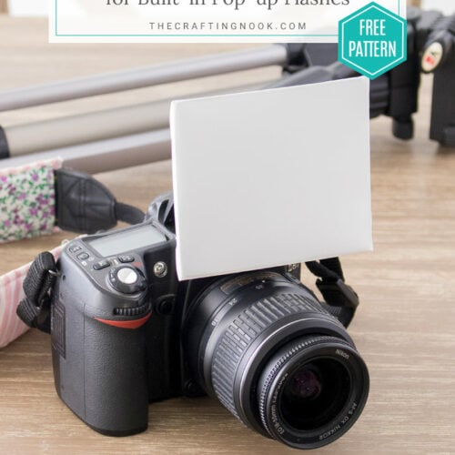 DIY Flash Diffuser for DSLR Builtin Popup Flashes The Crafting Nook