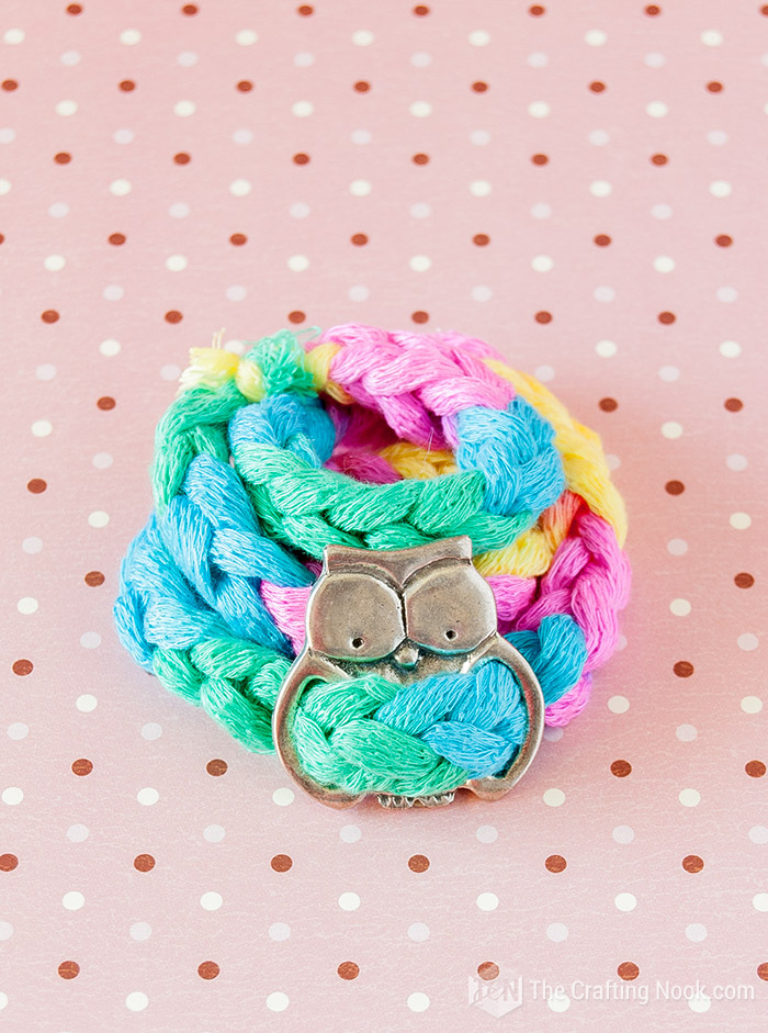 Diy Yarn Bracelet · How To Stitch A Knit Or Crochet Bracelet · Yarn Craft  on Cut Out + Keep