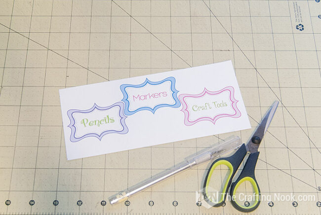 DIY Decorative Pencil Holder (Free Printable) - The Crafting Nook