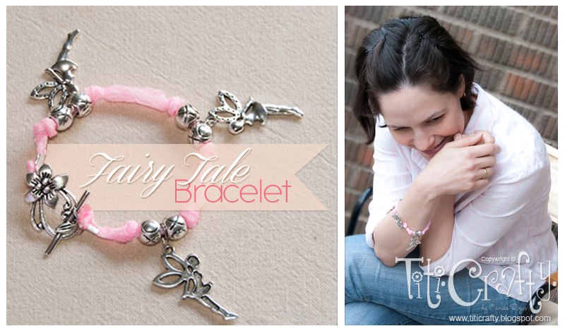 DIY Fairy Tale Bracelet horizontal image with title text overlay