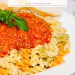 Fusilli Tuna Pasta Sauce Recipe