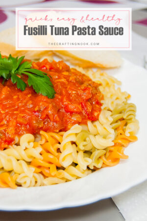 Fusilli Tuna Pasta Sauce Recipe