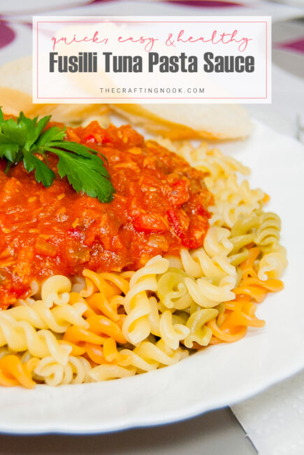 Fusilli Tuna Pasta Sauce Recipe