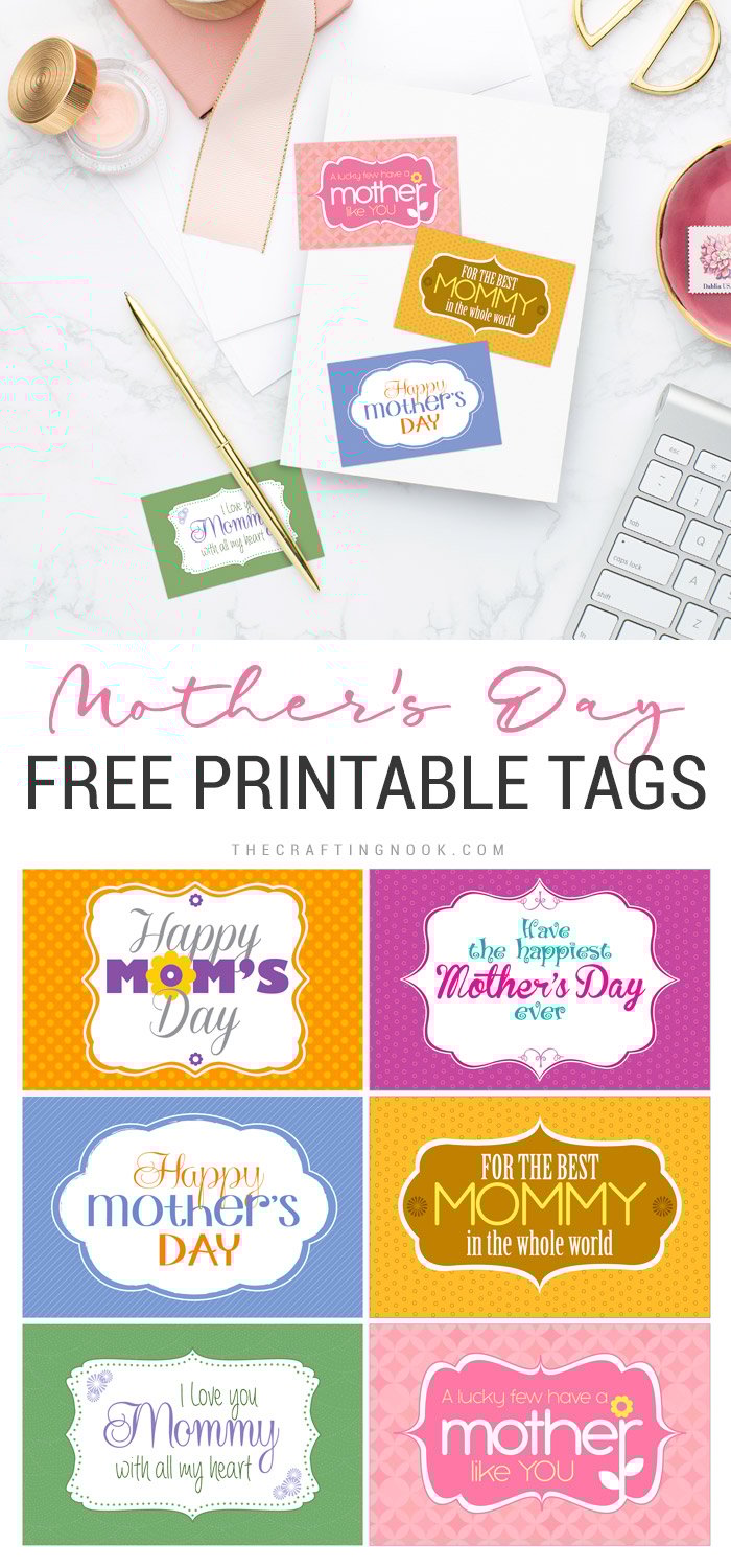 PIN FREE Mother's Day Printable Tags