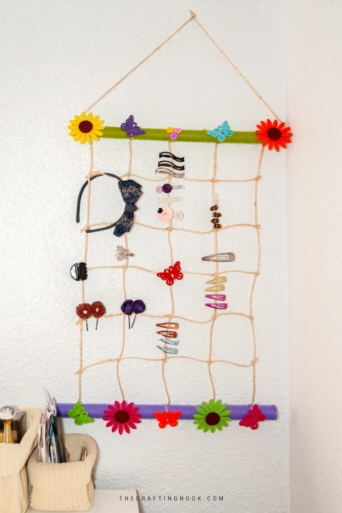 DIY Hair Clip Holder for Kids Hanging on the wall. Cover image