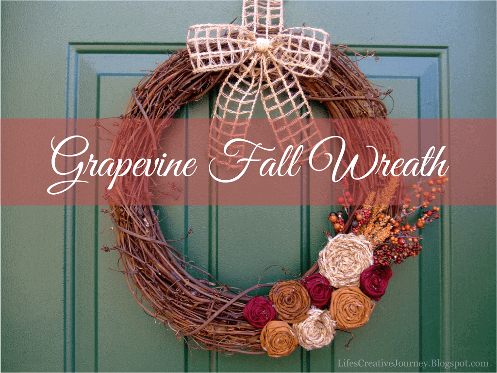 DIY Grapevine Pinecone Wreath - Lolly Jane