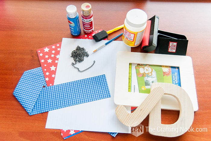 Make a Family Handprint Plaque with Mod Podge