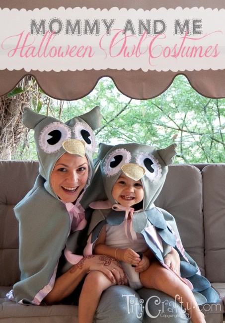 Mommy & Me DIY Halloween Owl Costumes