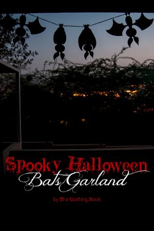 Cute Spooky Halloween Bats Garland {+ Cut Files}