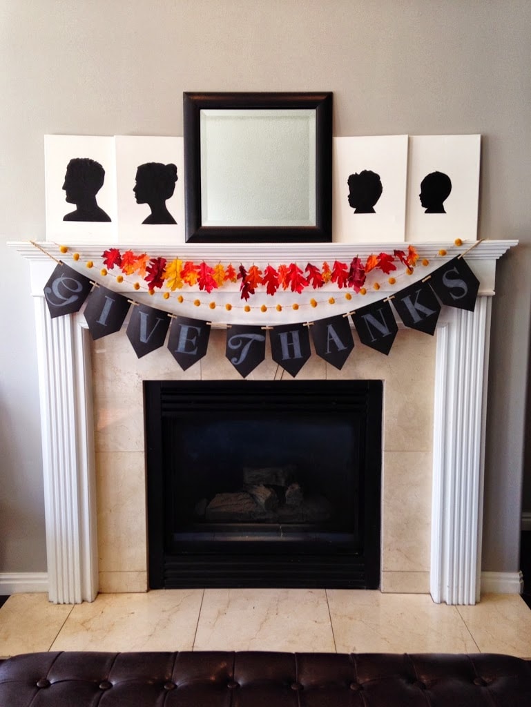 DIY Thanksgiving Garland by Whipperberry