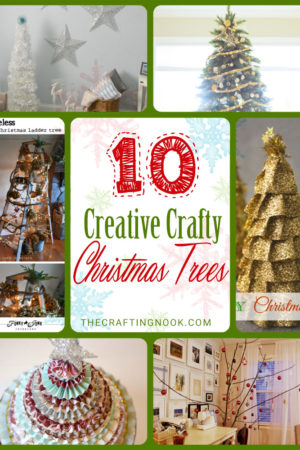 10+ Creative Crafty Christmas Tree Ideas (DIY Projects)