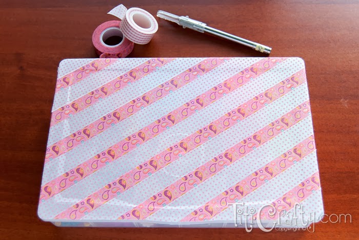 Diy Washi Tape Box/homemade washi tape storage box/cardboard reuse idea/diy washi  tape organizer 