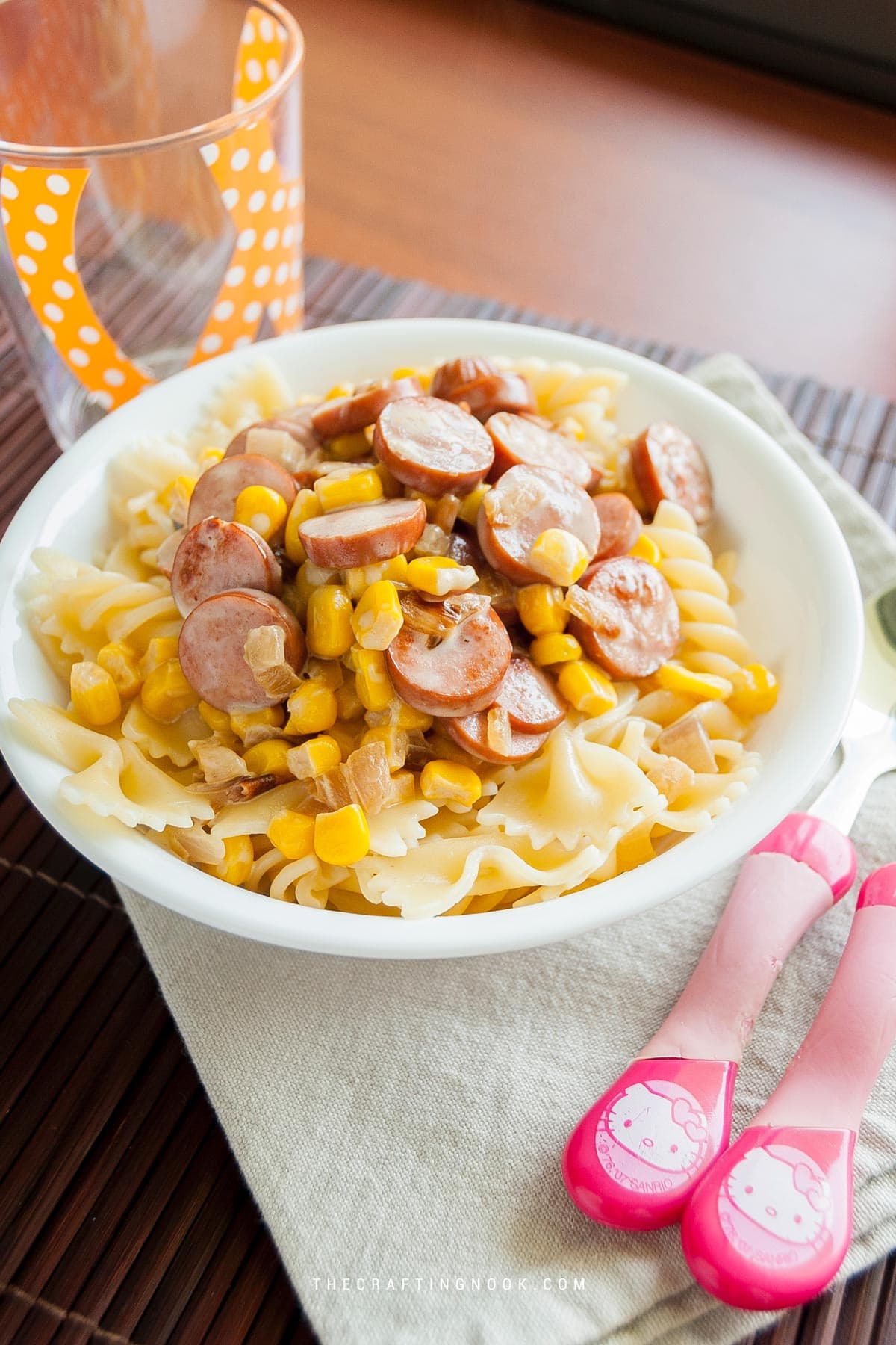 Sausage and Corn Kids Pasta cover