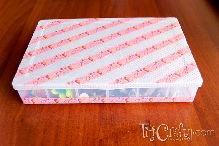 Diy Washi Tape Box/homemade washi tape storage box/cardboard reuse idea/diy washi  tape organizer 