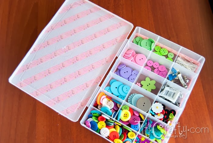 Washi Tape Box Organizer (easy and inexpensive) - The Crafting Nook