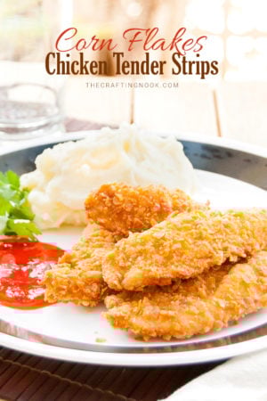 Delicious Corn Flakes Chicken Tender Strips