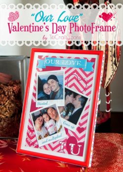 Cute Valentine’s Day Photo Frame with Free Printable