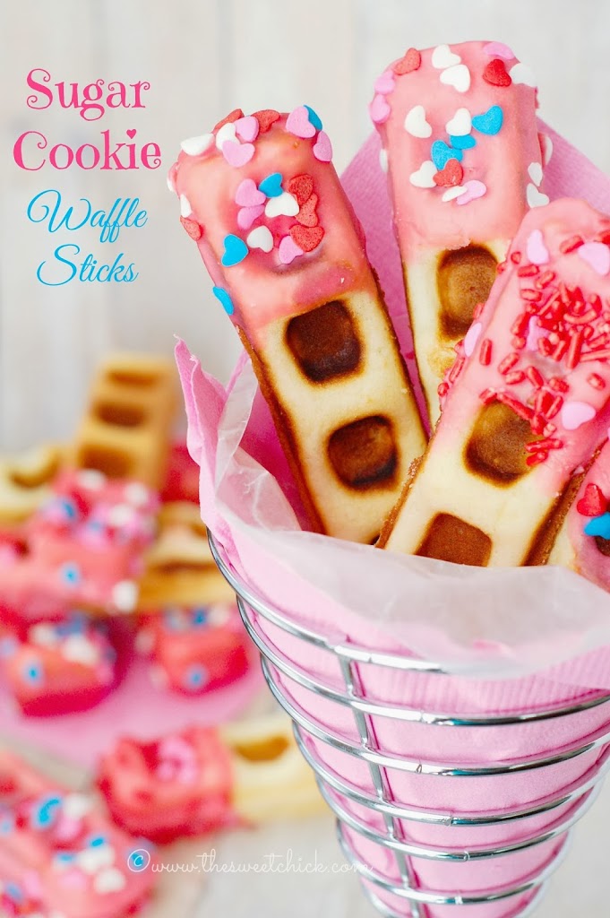 Sugar Cookie Waffle Sticks by The Tart Tart