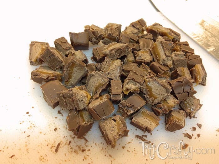  image of mars bar chunks