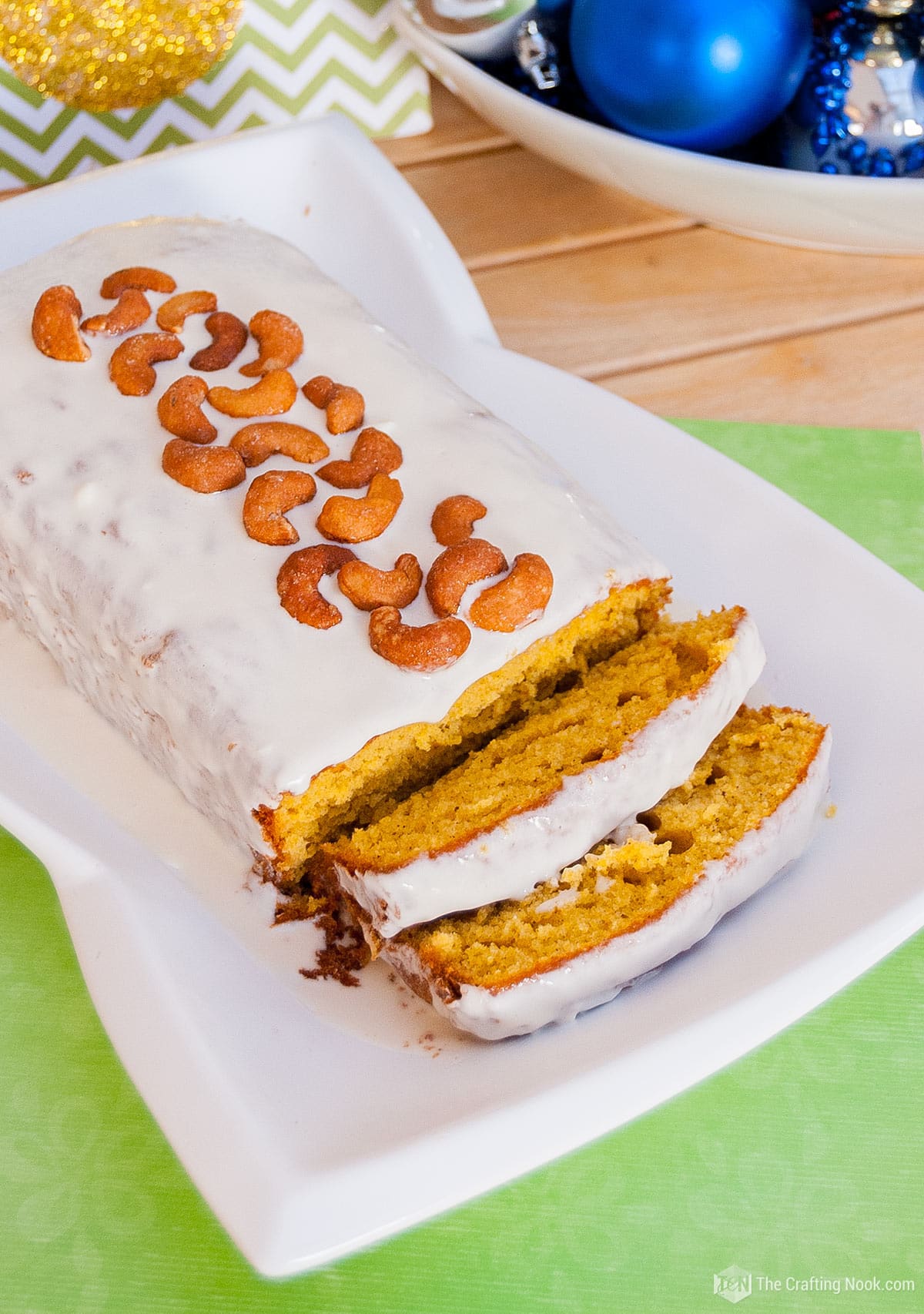 slices of semi overhead view of Brazilian Carrot Cake