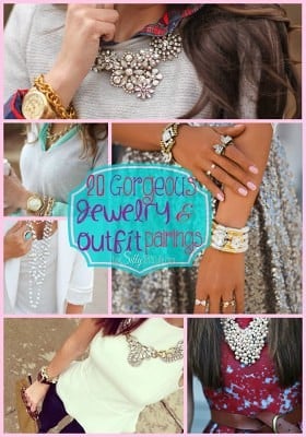 20 Gorgeous Jewelry and Outfit Pairings cover image with title text overlay