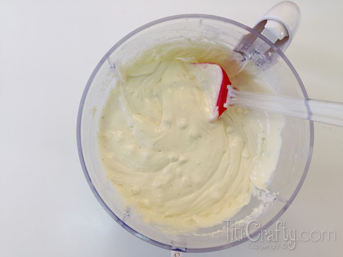 top view of mixture