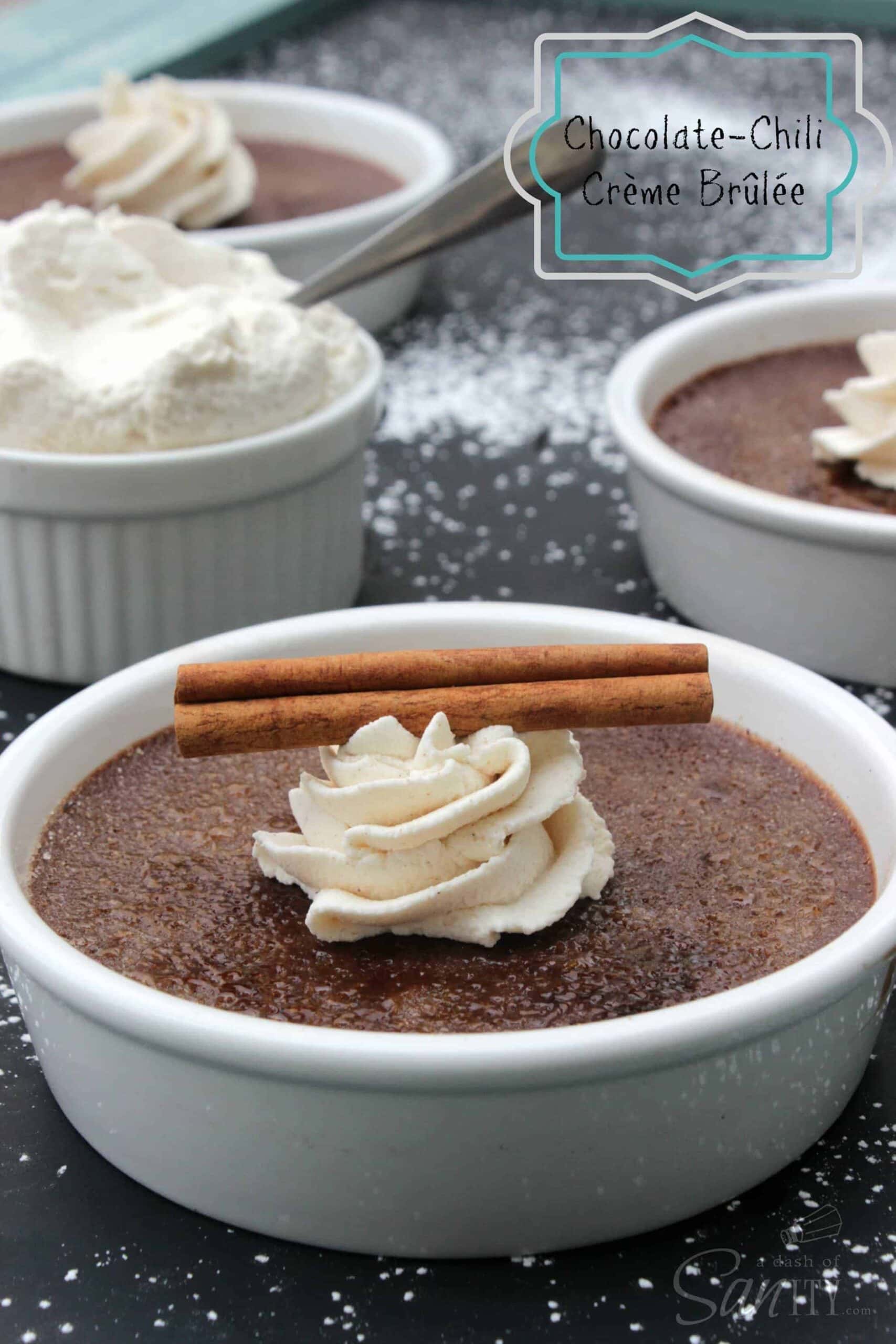 Chocolate-Chili Crème Brûlée image
