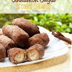 Cinnamon Sugar Breaded Bananas Recipe