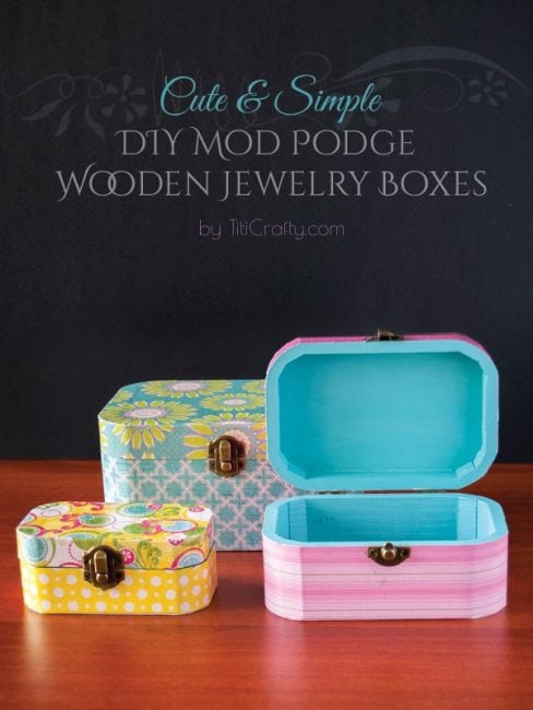 DIY Painted Rainbox Trinket Box - Persia Lou