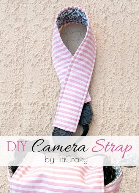 DIY Easy Camera Strap Tutorial cover image with title text overlay