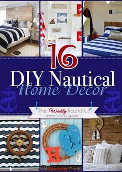 DIY Nautical Home Decor {The Weekly Round Up}