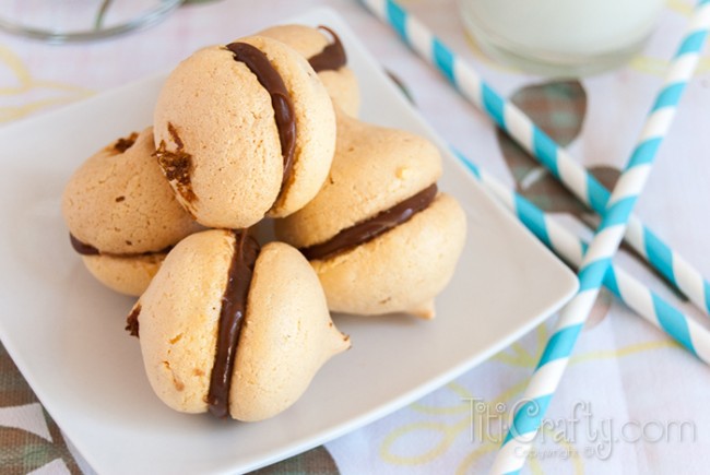 Orange-and-Chocolate-Macarons