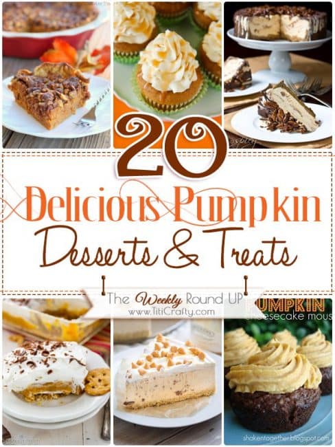 20 Delicious Pumpkin Desserts & Treats 