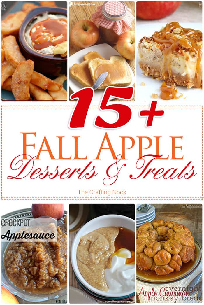 15+ Fall Apple Desserts and Treats