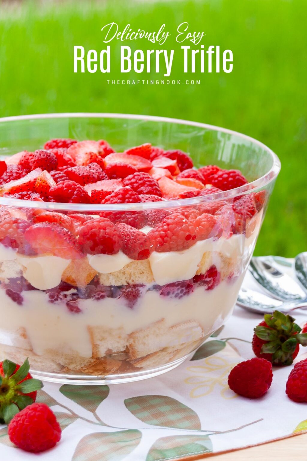 Red Berry Trifle Recipe - The Crafting Nook