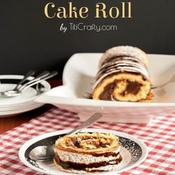 Chocolate Cream Cake Roll #Recipe #cakeroll #chocolaterecipe