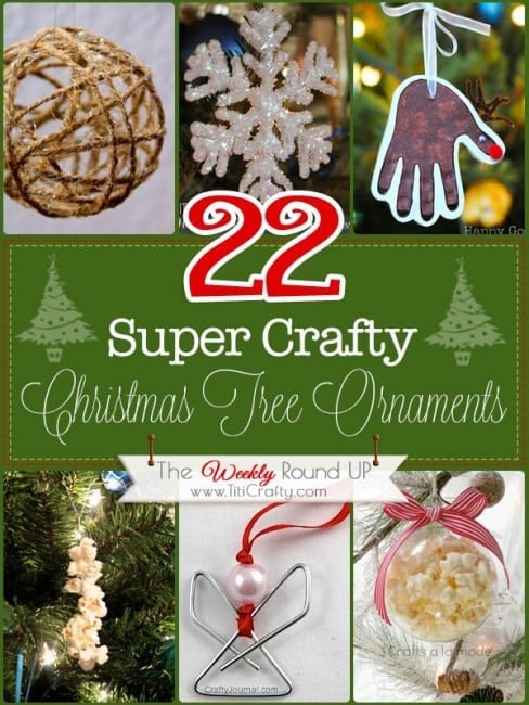 22 Crafty Christmas Tree Ornaments. 