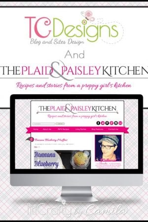 TCDesigns Black Pink The Plaid & Paisley Kitchen Blog #TCDesigns #blogdesign #cuteblogdesign