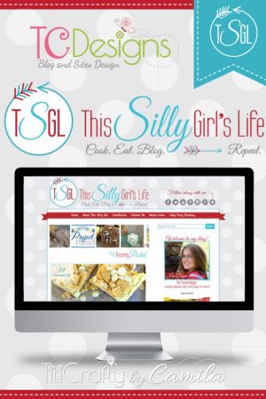 TCDesigns Red Aqua with This Silly Girl’s Life Blog #blogdesign #cuteblogdesign #tcdesigns