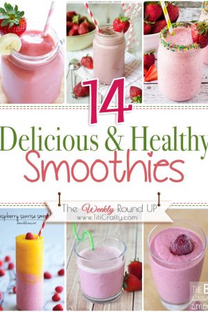 14 Delicious & Healthy Smoothies #Recipes #smoothie #eathealthy