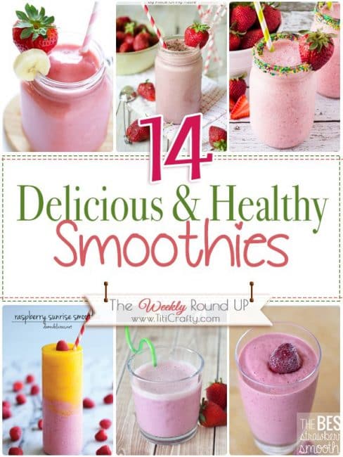 14 Delicious & Healthy Smoothies #Recipes #smoothie #eathealthy