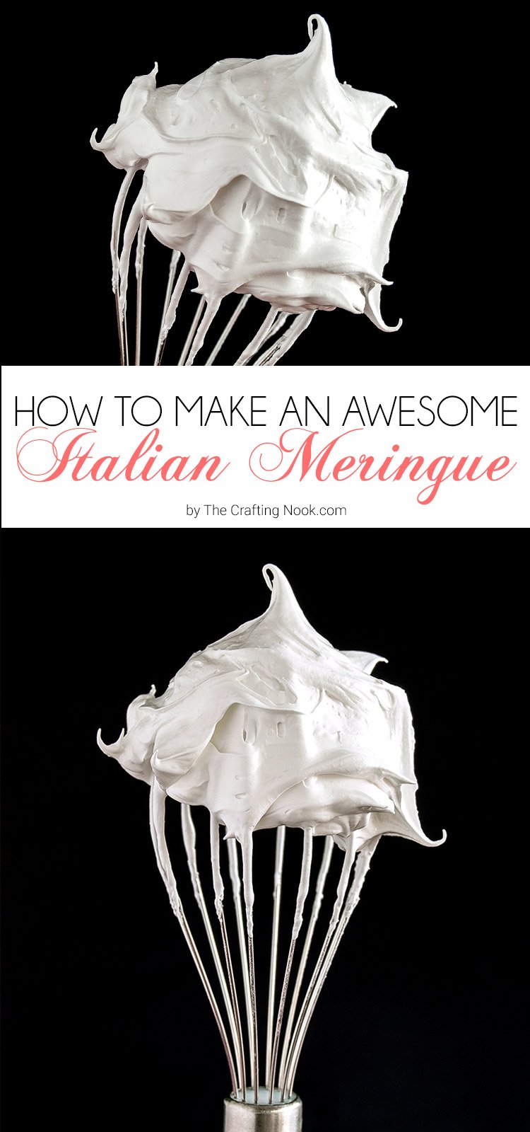 How to Make an Awesome Italian Meringue pinterest image