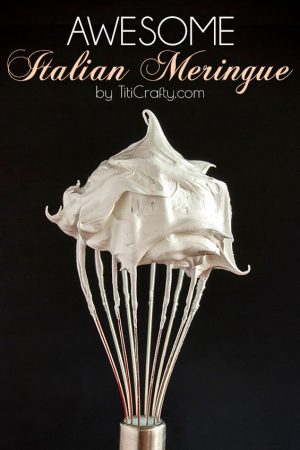 How to Make an Awesome Italian Meringue #recipe #italianmeringue #yummyrecipe
