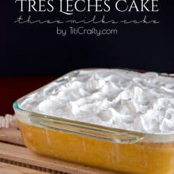 Delicious Tres Leches Cake {Three Milks Cake} #Recipe #treslechescake #threemilkscake