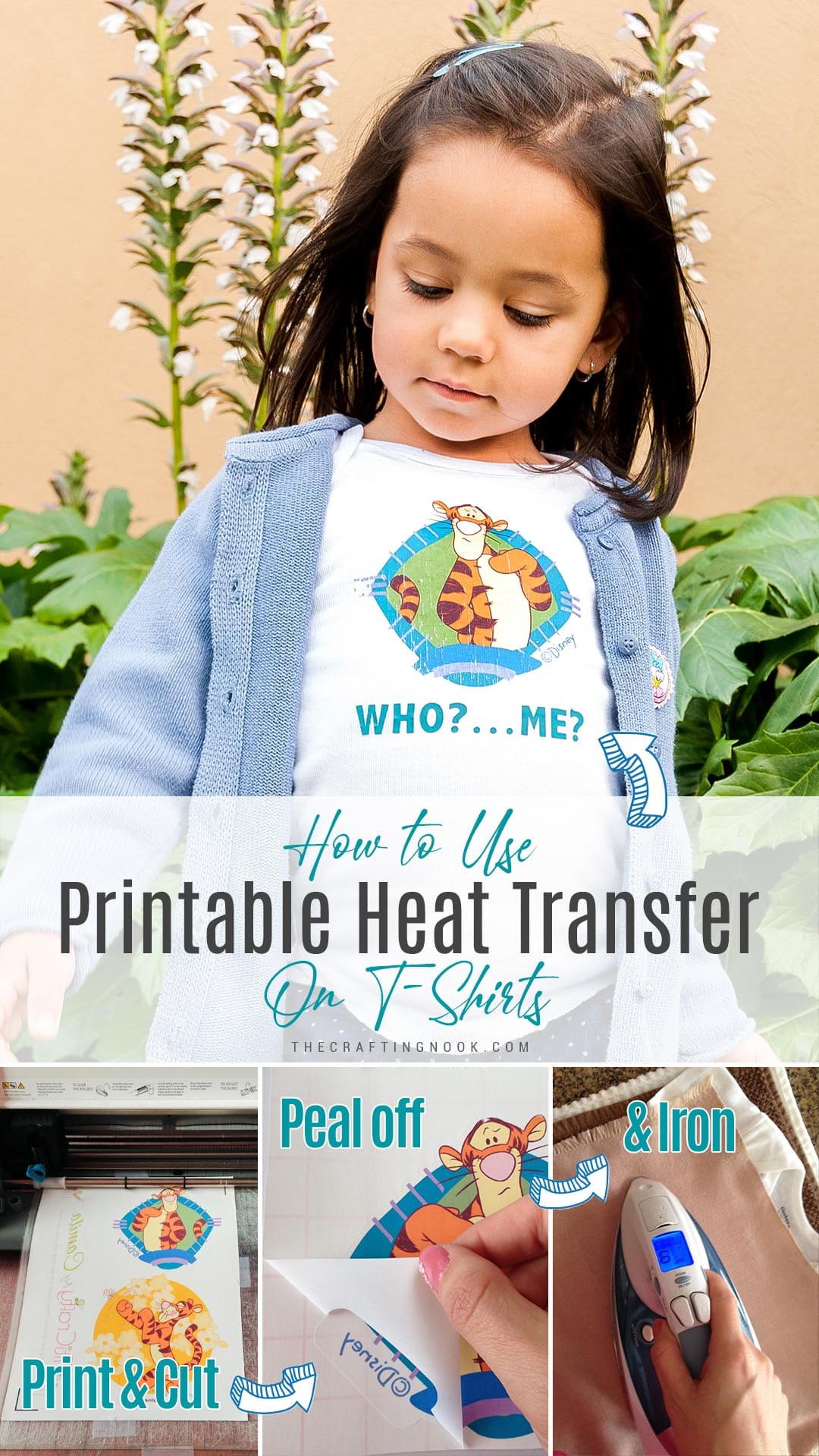 How to Use Inkjet Printable Heat Transfer On T-Shirts - The Crafting Nook