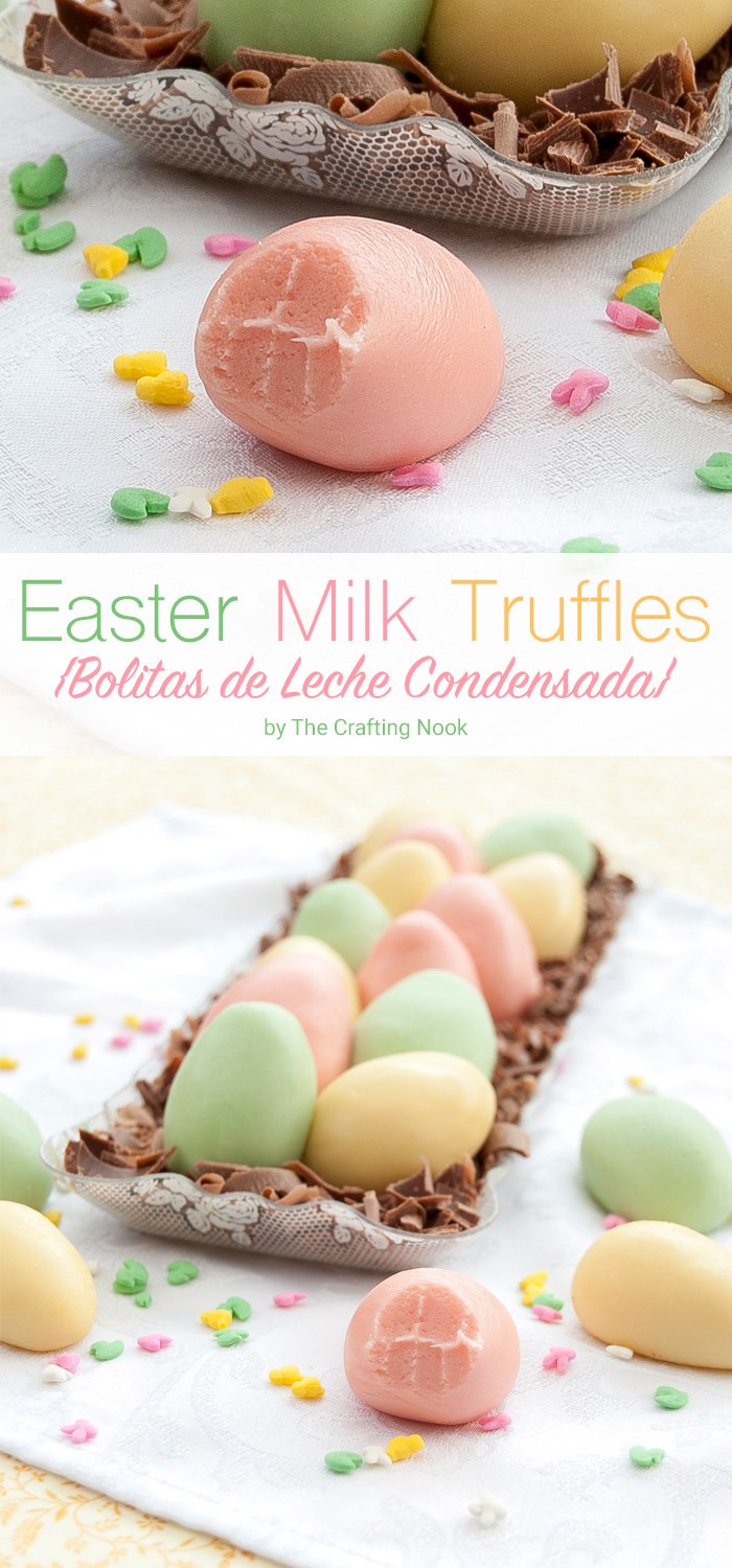 Easter Milk Truffles {Bolitas de Leche Condensada} | The Crafting Nook