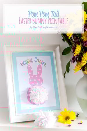DIY Pom Pom Tail Easter Bunny