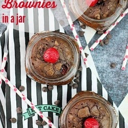 Cherry Chocolate Chip Brownies ~ The Plaid & Paisley Kitchen ~ www.pandpkitchen.com
