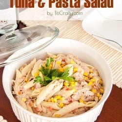 Tuna Pasta Salad Recipe #saladrecipe #barilla #Barillalovesmoms #ad #sponsored #tunasalad